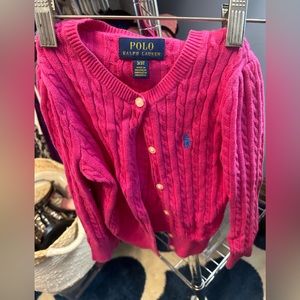 Polo by Ralph Lauren toddler  pink sweater